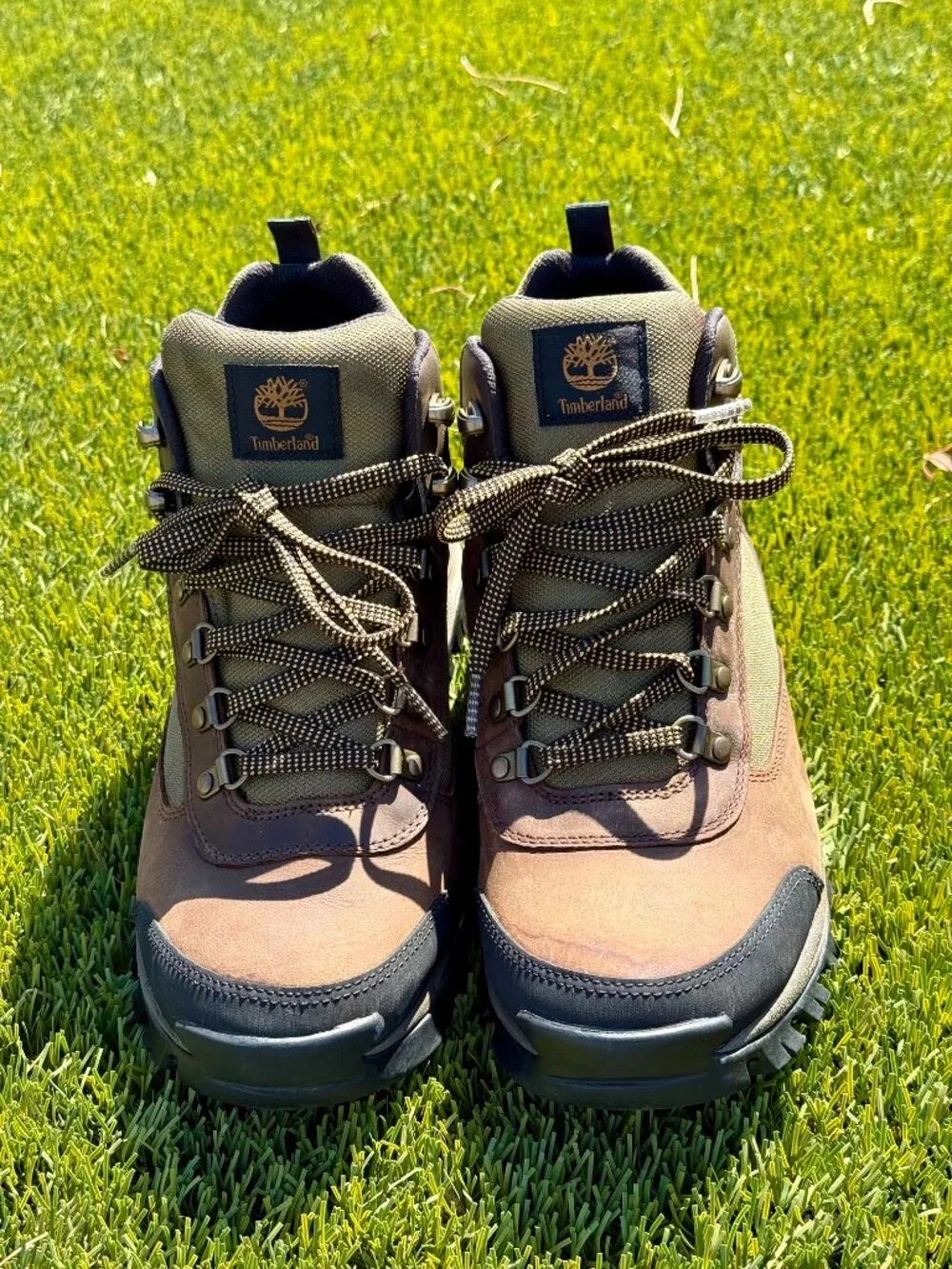 Timberland Keele Ridge Waterproof Hiking Boots, A15LO, Brown, Men's 10